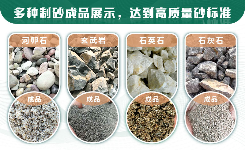 什么樣的石頭適合制砂？制沙生產(chǎn)線如何配置？