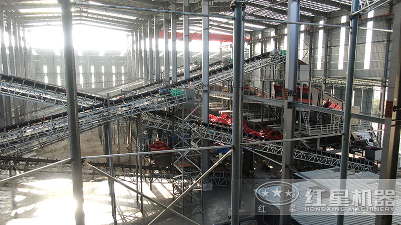 石子機(jī)生產(chǎn)線多少錢一套，附現(xiàn)場案例